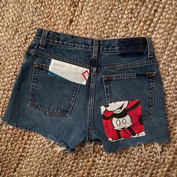 Reworked jean shorts - Picture 2 of 2